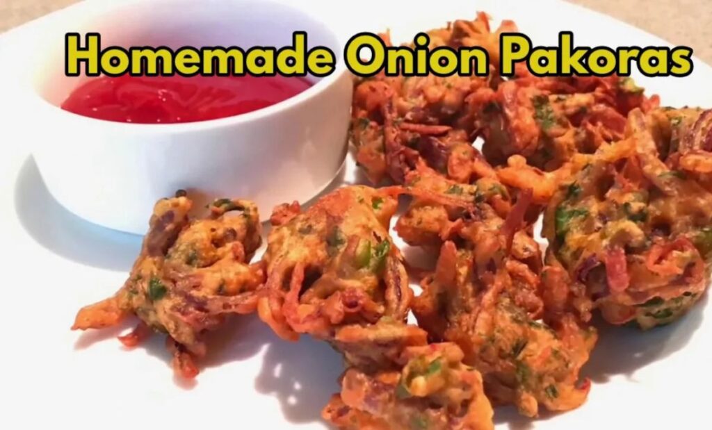 Golden Brown Onion Pakoras